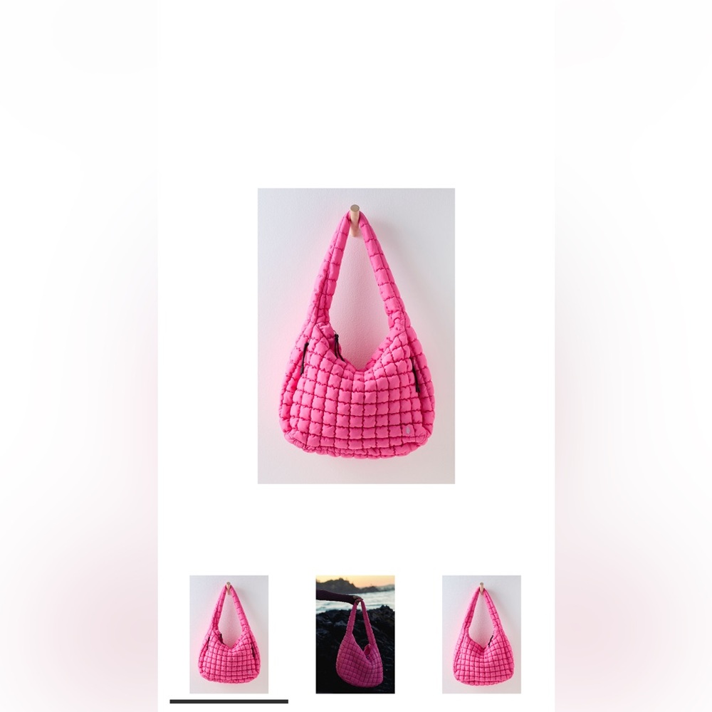 Pink Quilted Women's Bag